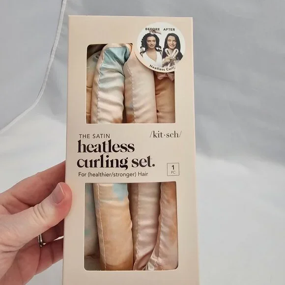 Kitsch Satin Heatless Curling Set! NWOT! - Picture 5 of 5